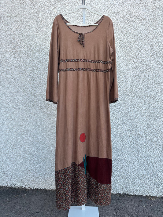 Vintage Boho 70’s Maxi (L/XL)