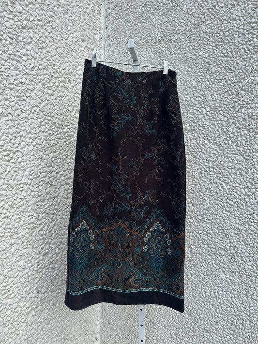 Vintage Paisley Skirt
