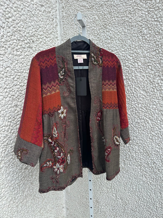 Vintage Wool Floral Jacket (S/M)