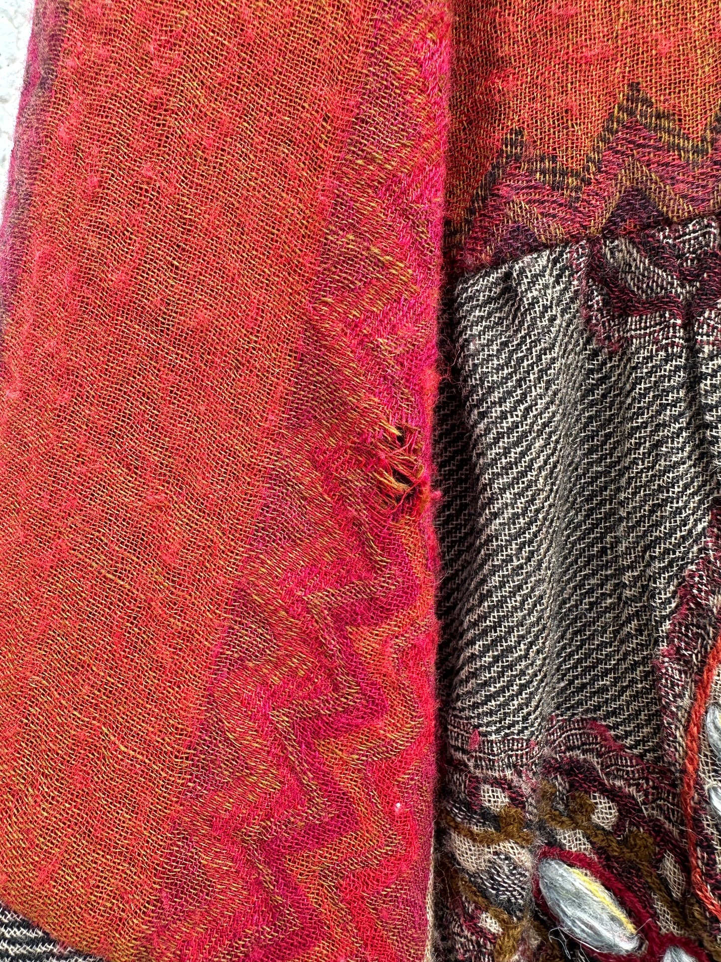 Vintage Wool Floral Jacket (S/M)