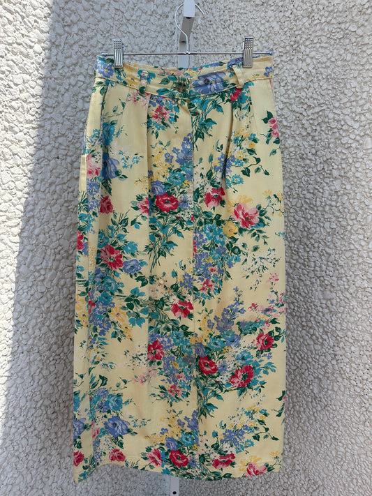Vintage Denim Maxi Skirt (XS/S)