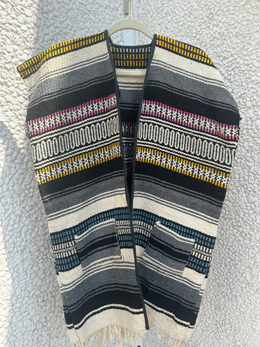Mexican Blanket Vest (One size)