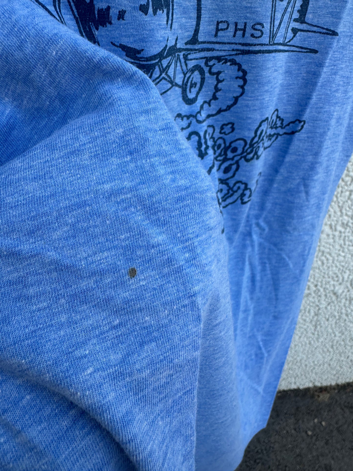 Vintage Single Stitch Ringer Tee (S/M)