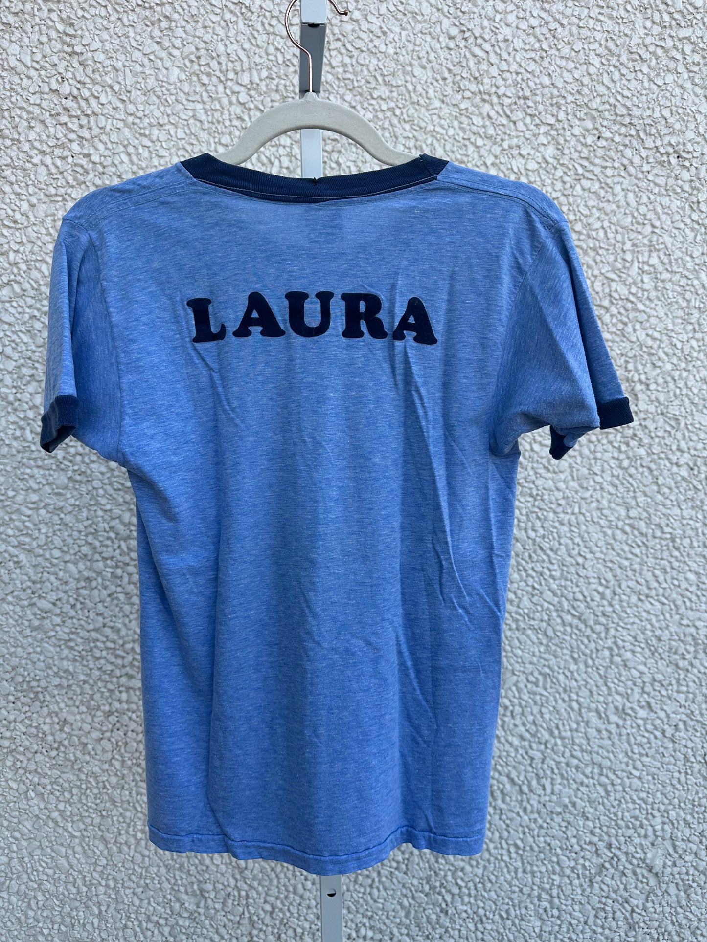 Vintage Single Stitch Ringer Tee (S/M)
