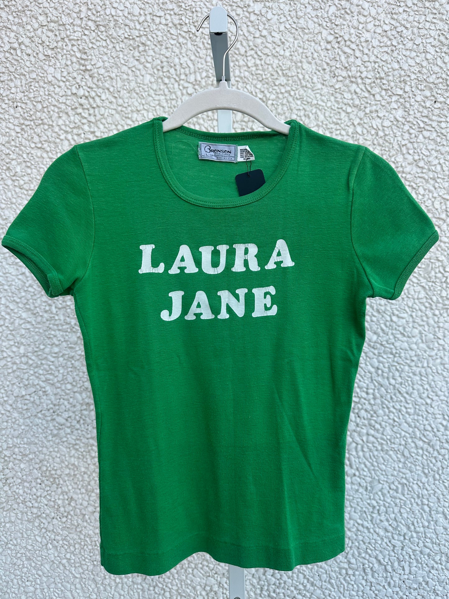 Vintage Green Single Stitch Tee (S/M)