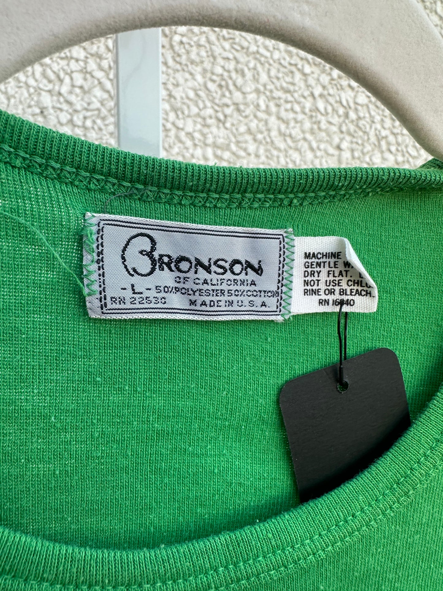 Vintage Green Single Stitch Tee (S/M)