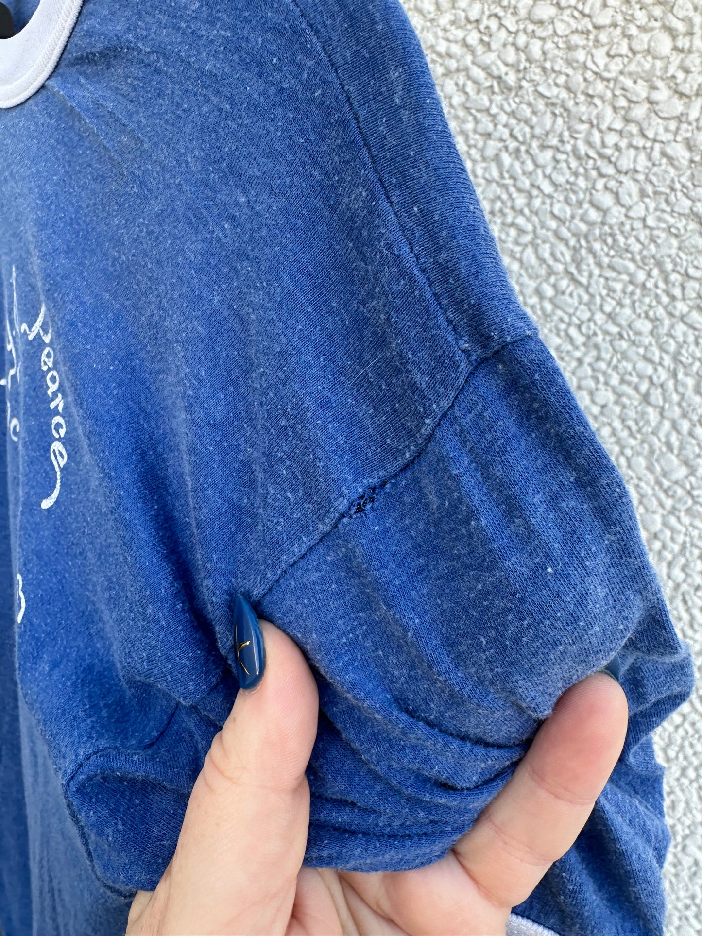 Vintage Single Stitch Ringer Tee (L)