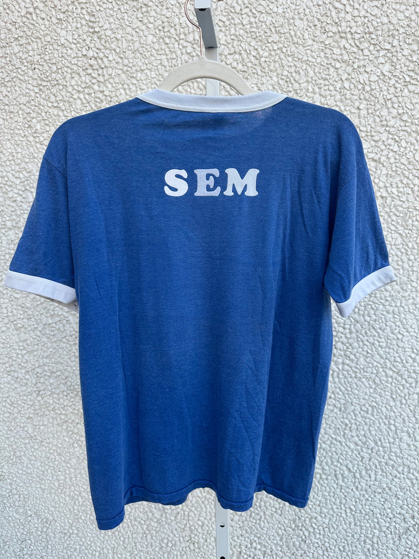 Vintage Single Stitch Ringer Tee (L)
