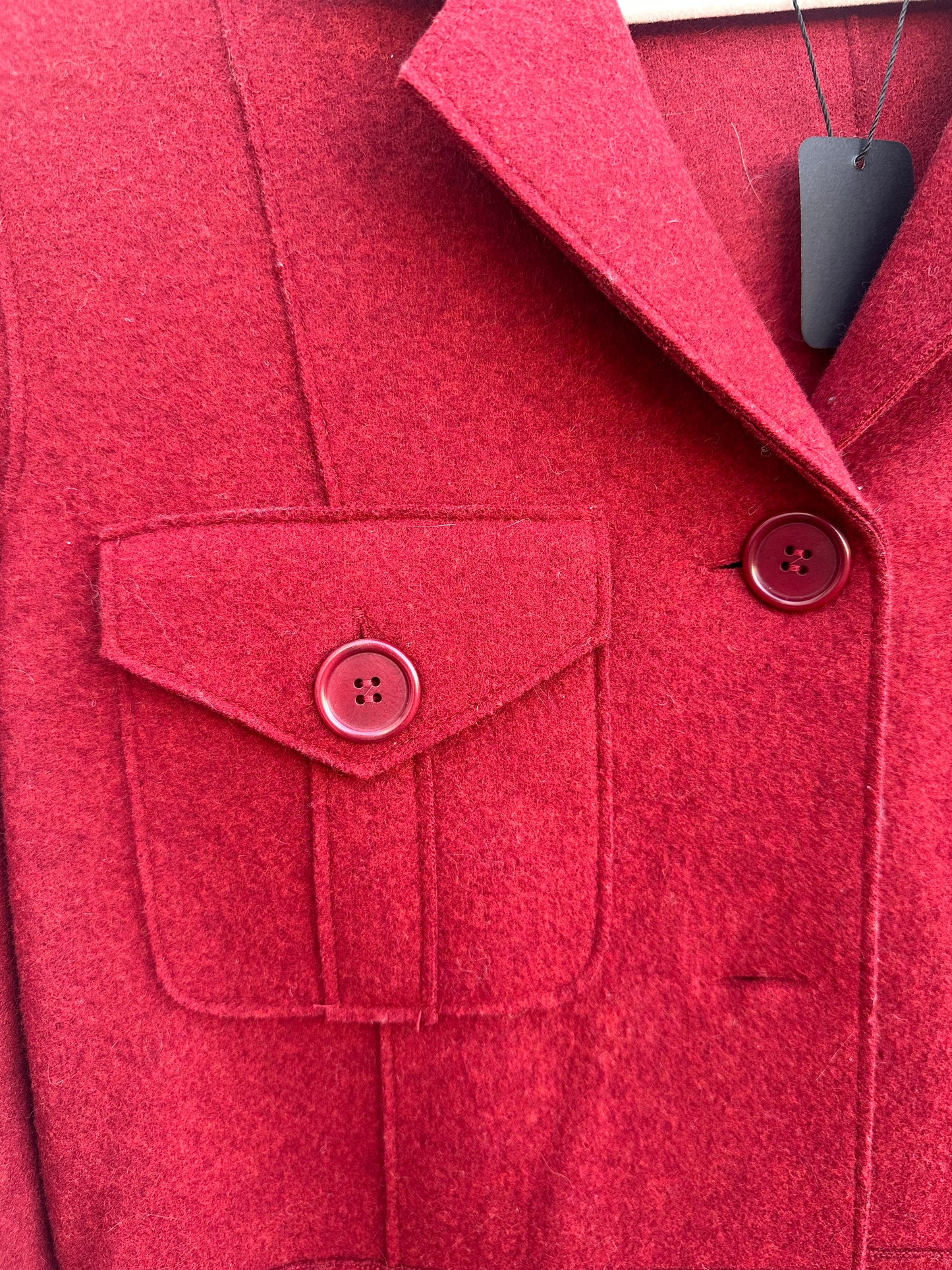 Vintage 70’s Burgundy Jacket (M)