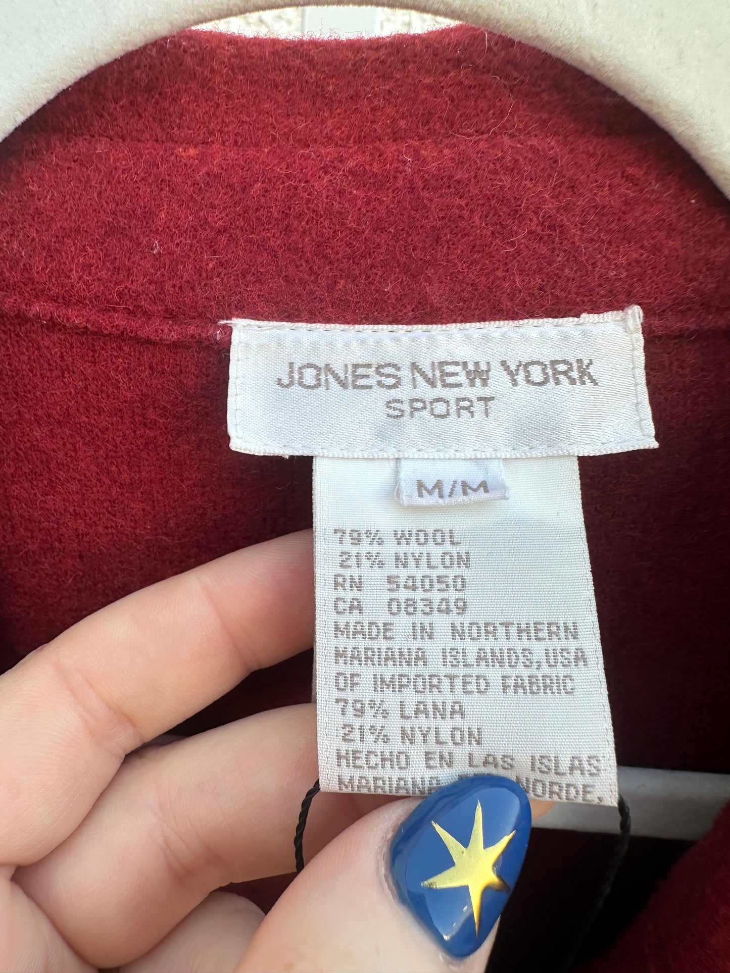 Vintage 70’s Burgundy Jacket (M)