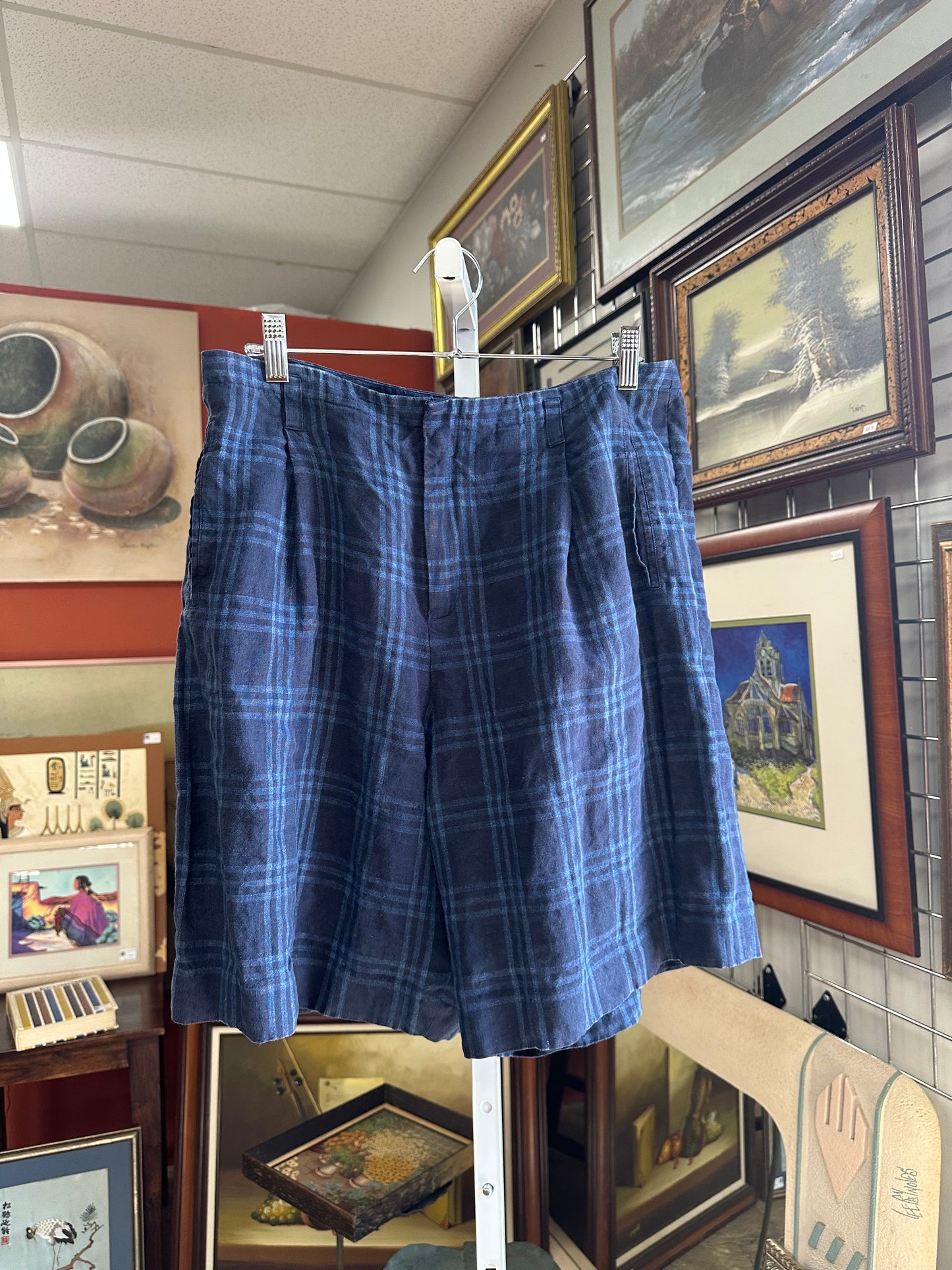 Vintage Linen Shorts (8/10)