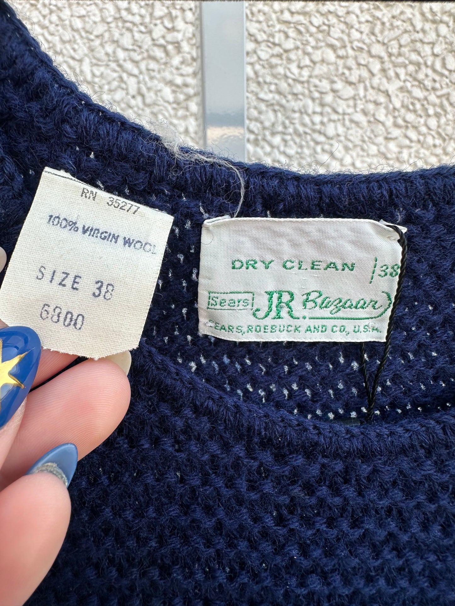 Vintage Knit Vest (S/M)