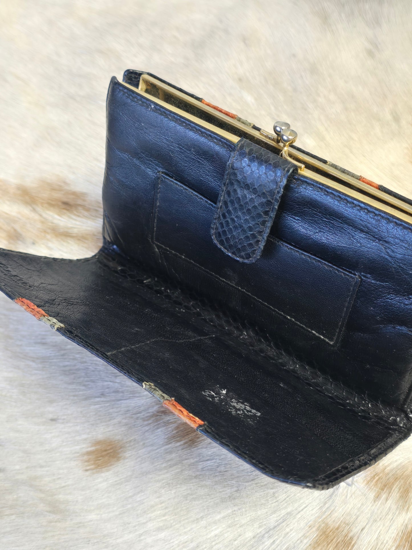 Carlos Falchi Snakeskin Wallet "Python"