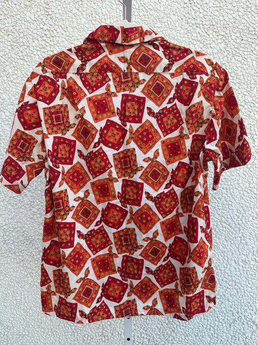 Vintage Bandana Print Buttondown (M/L)