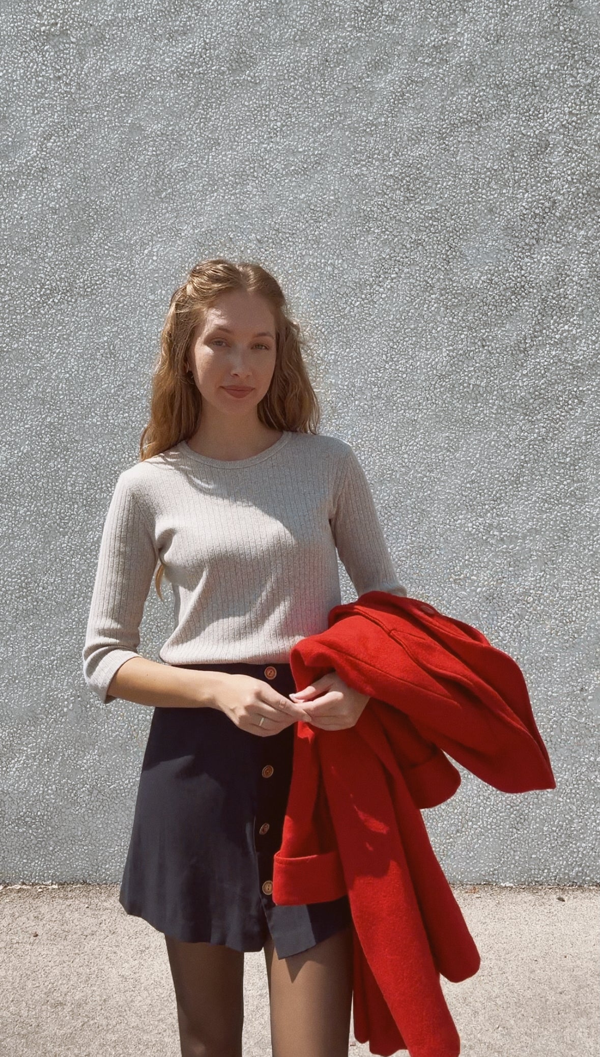 Vintage Navy Mini Skirt (0/2)