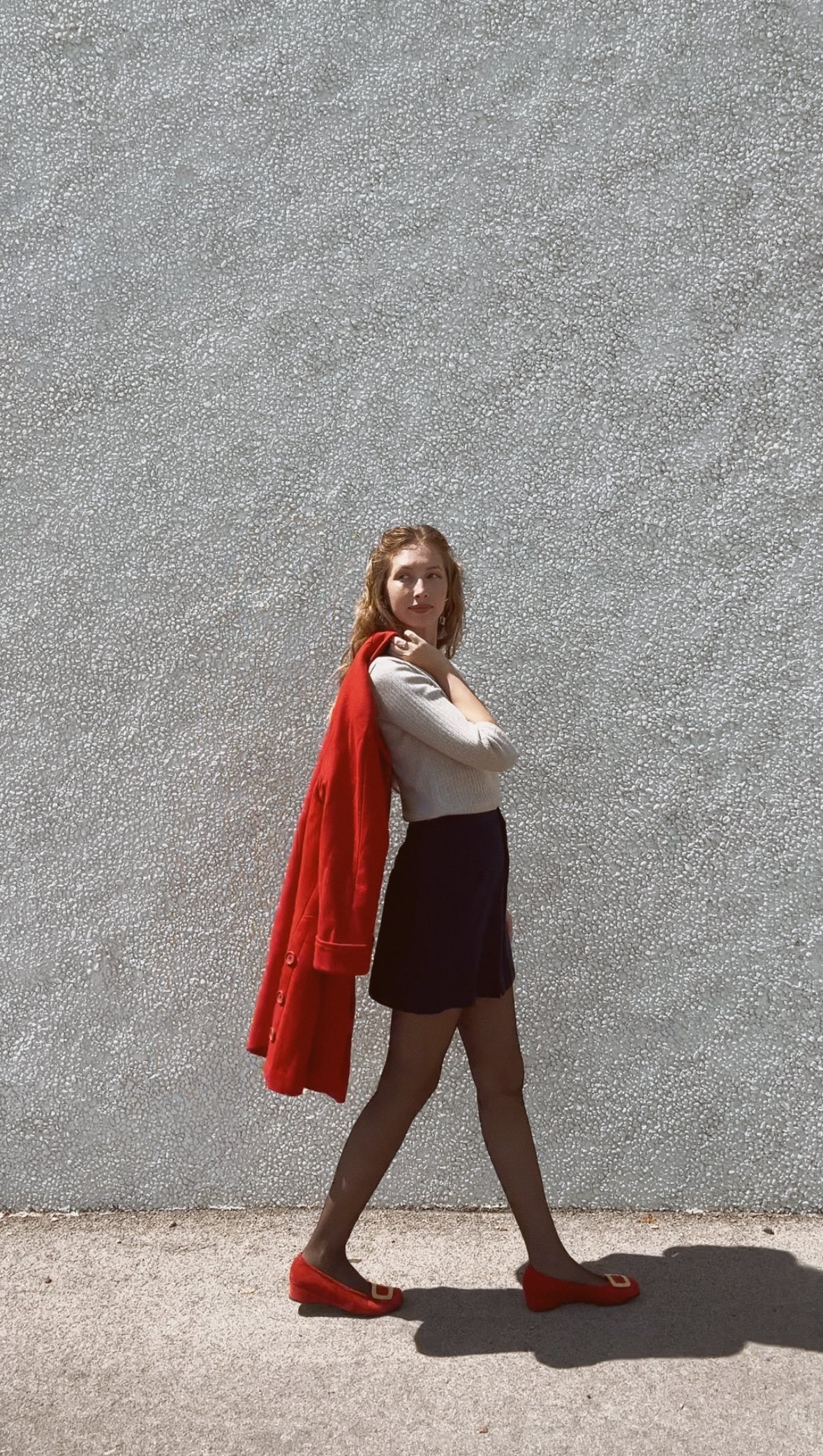 Vintage Navy Mini Skirt (0/2)
