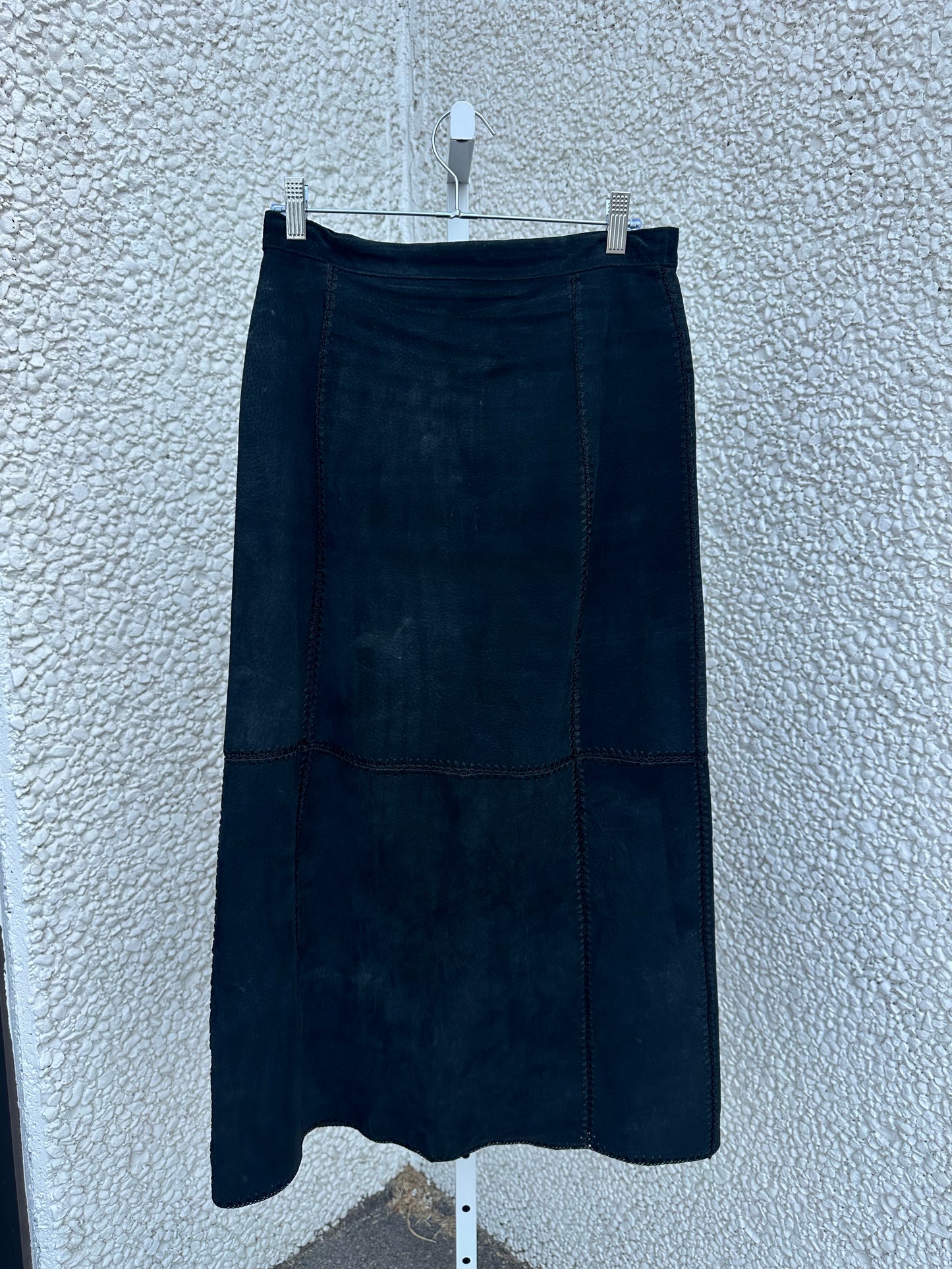 Vintage Suede Skirt (S)