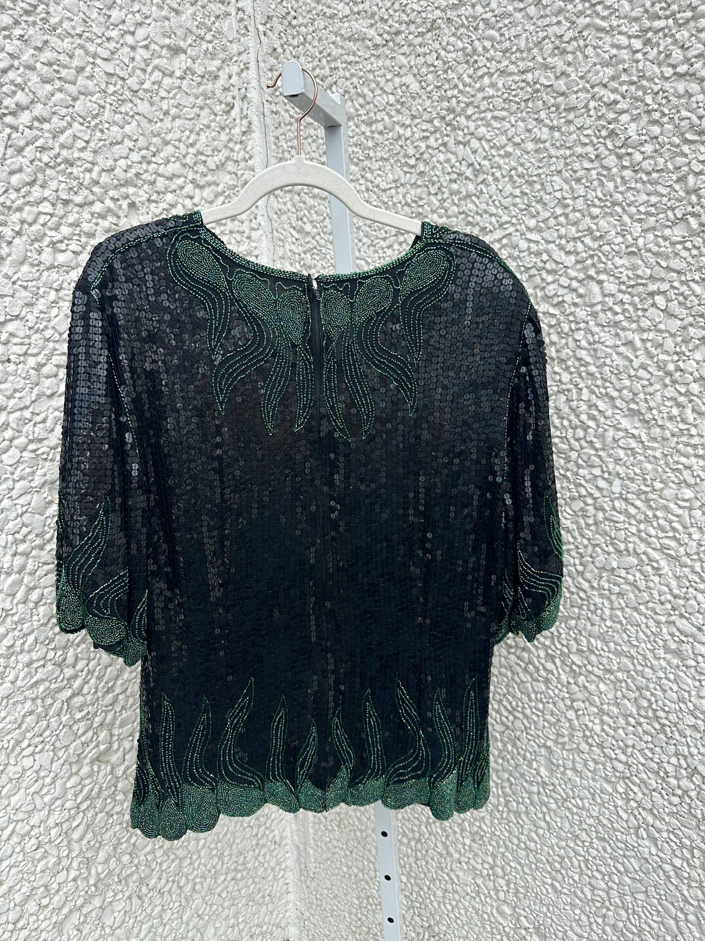 Vintage Sequins Top (S/M)