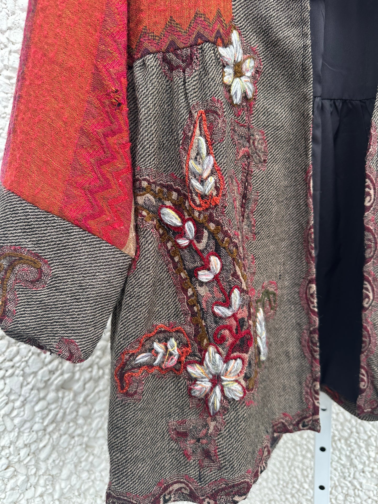 Vintage Wool Floral Jacket (S/M)