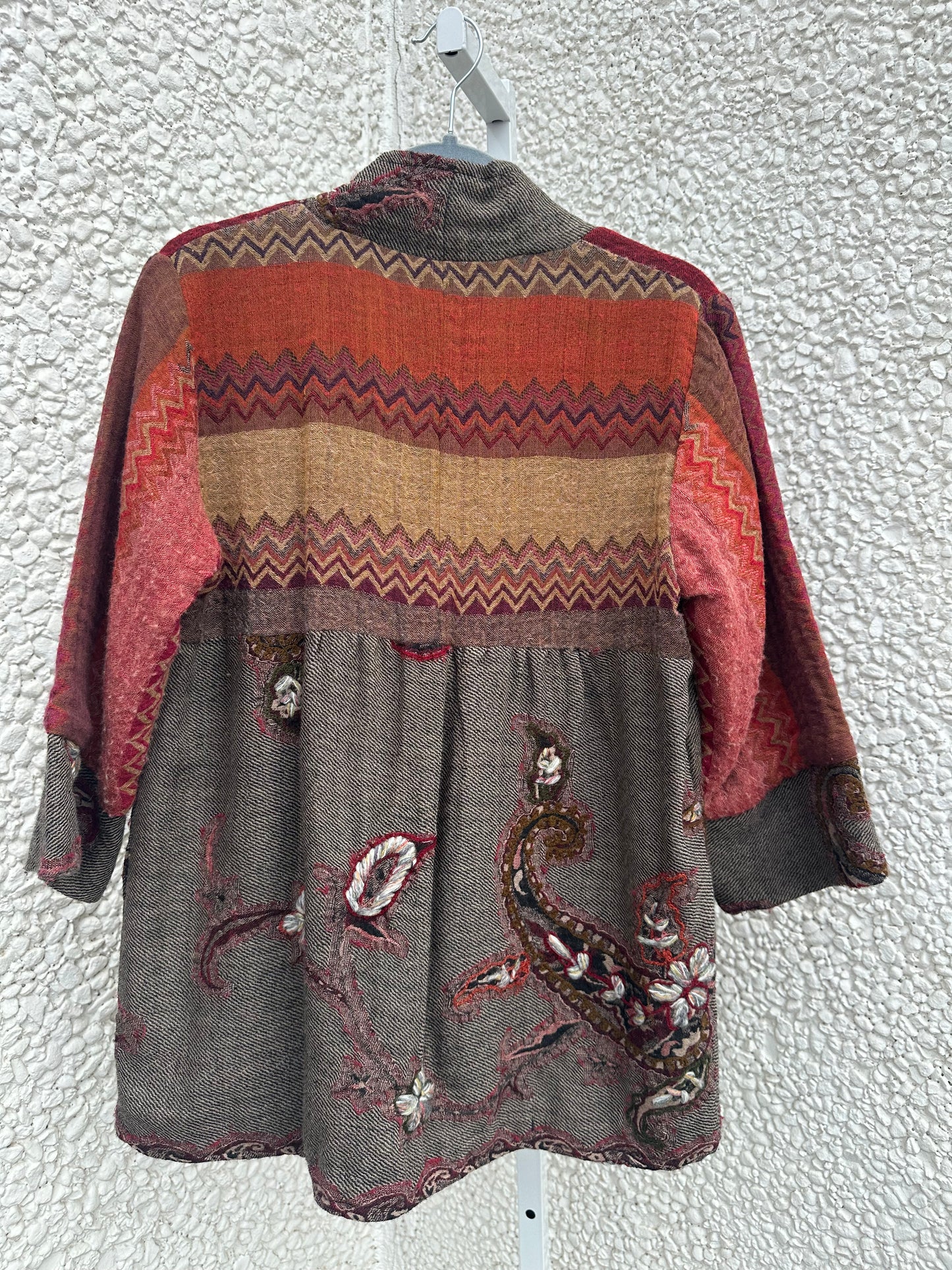 Vintage Wool Floral Jacket (S/M)