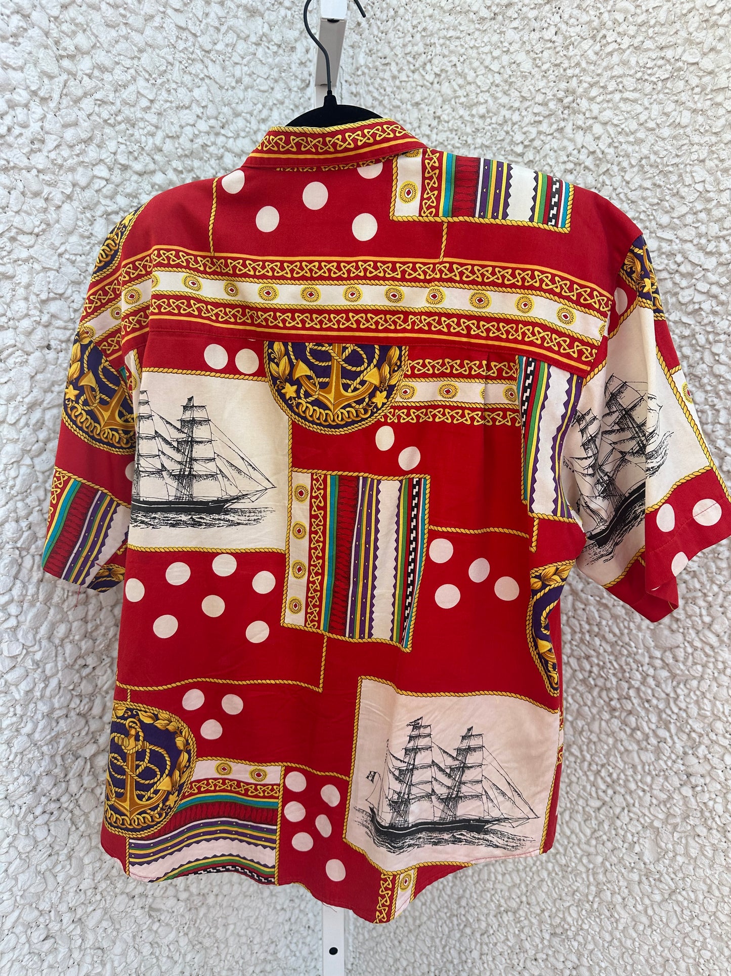 Vintage Nautical Button down (part of set) (L/XL)