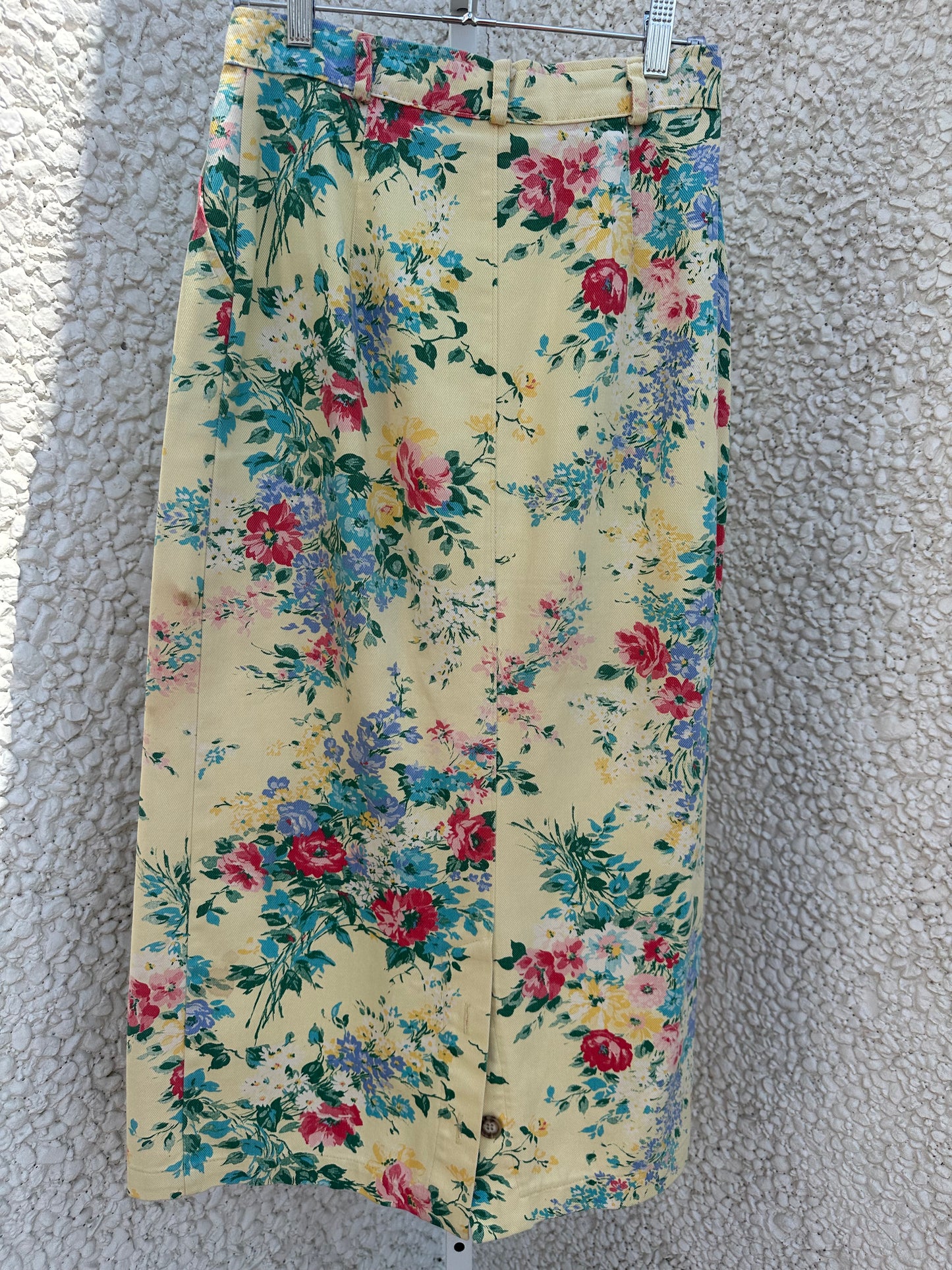 Vintage Denim Maxi Skirt (XS/S)