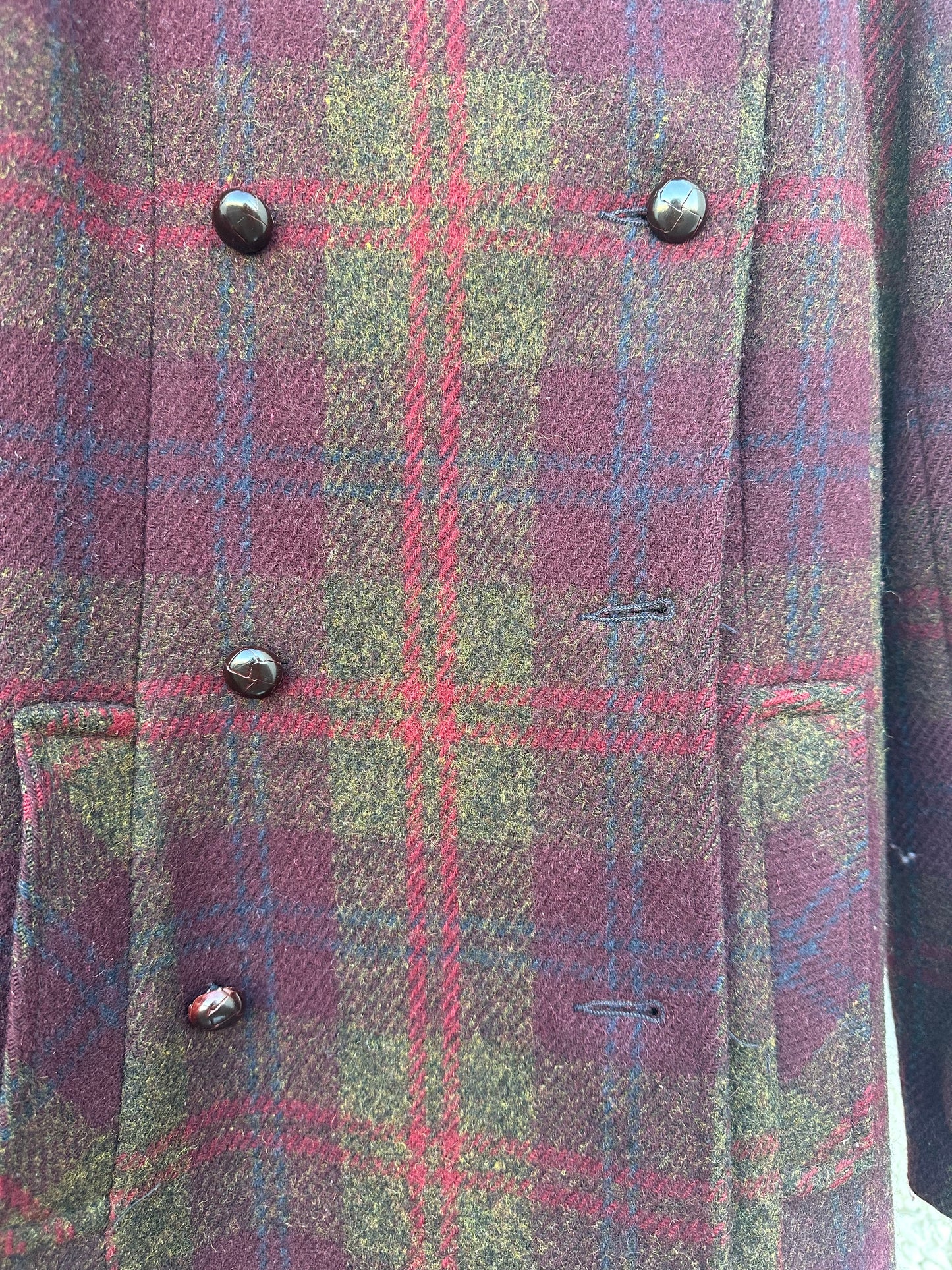 Vintage Double Breasted Pea Coat (S/M)