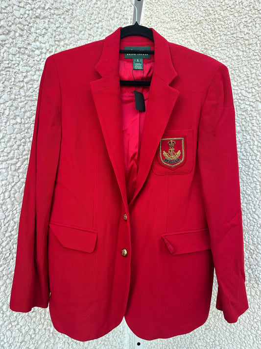 Vintage Ralph Lauren Red Blazer (S/M)