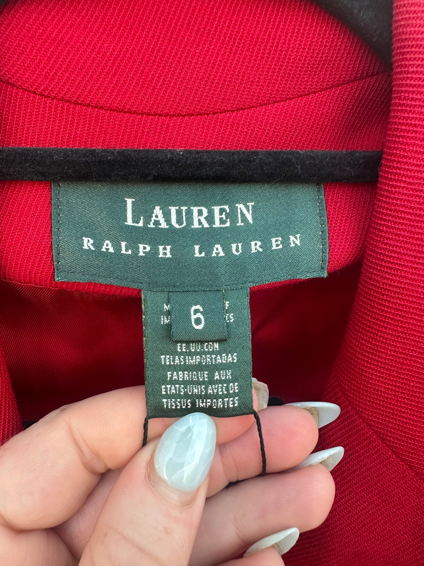 Vintage Ralph Lauren Red Blazer (S/M)