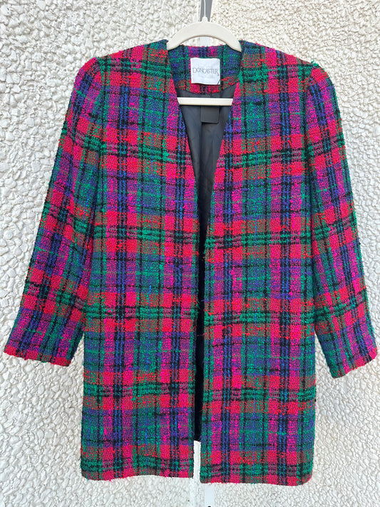 Vintage Jewel Tone Blazer Jacket (S/M)
