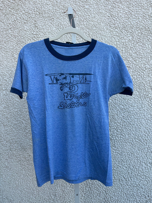 Vintage Single Stitch Ringer Tee (S/M)
