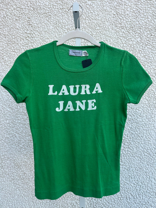 Vintage Green Single Stitch Tee (S/M)