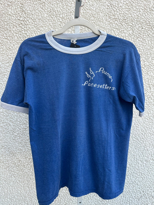 Vintage Single Stitch Ringer Tee (L)