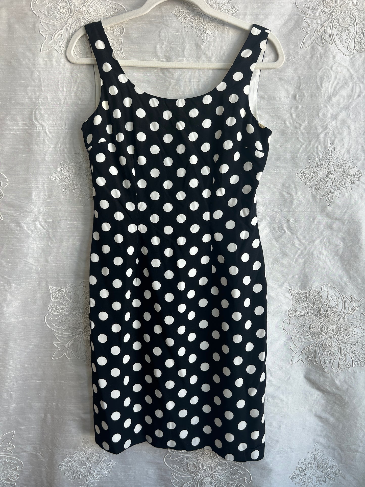 Vintage Moda Intl Polka Dot Mini Dress