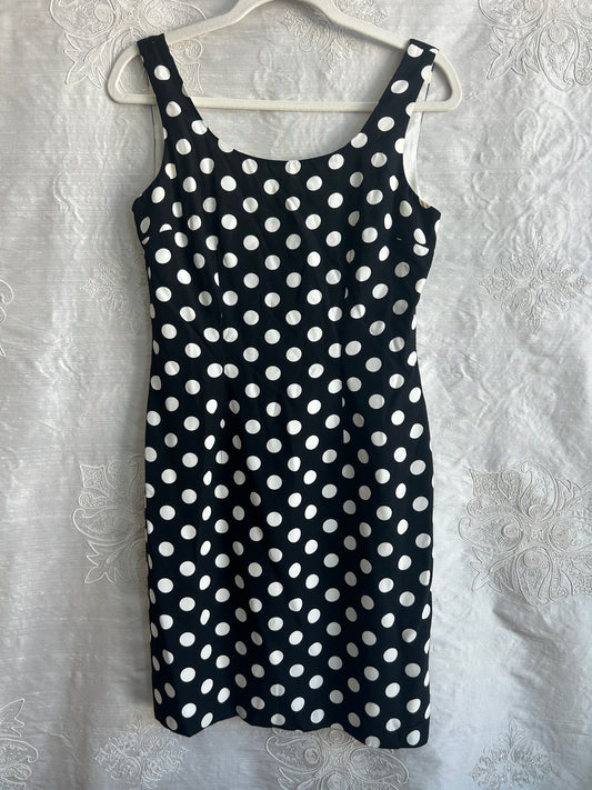 Vintage Moda Intl Polka Dot Mini Dress