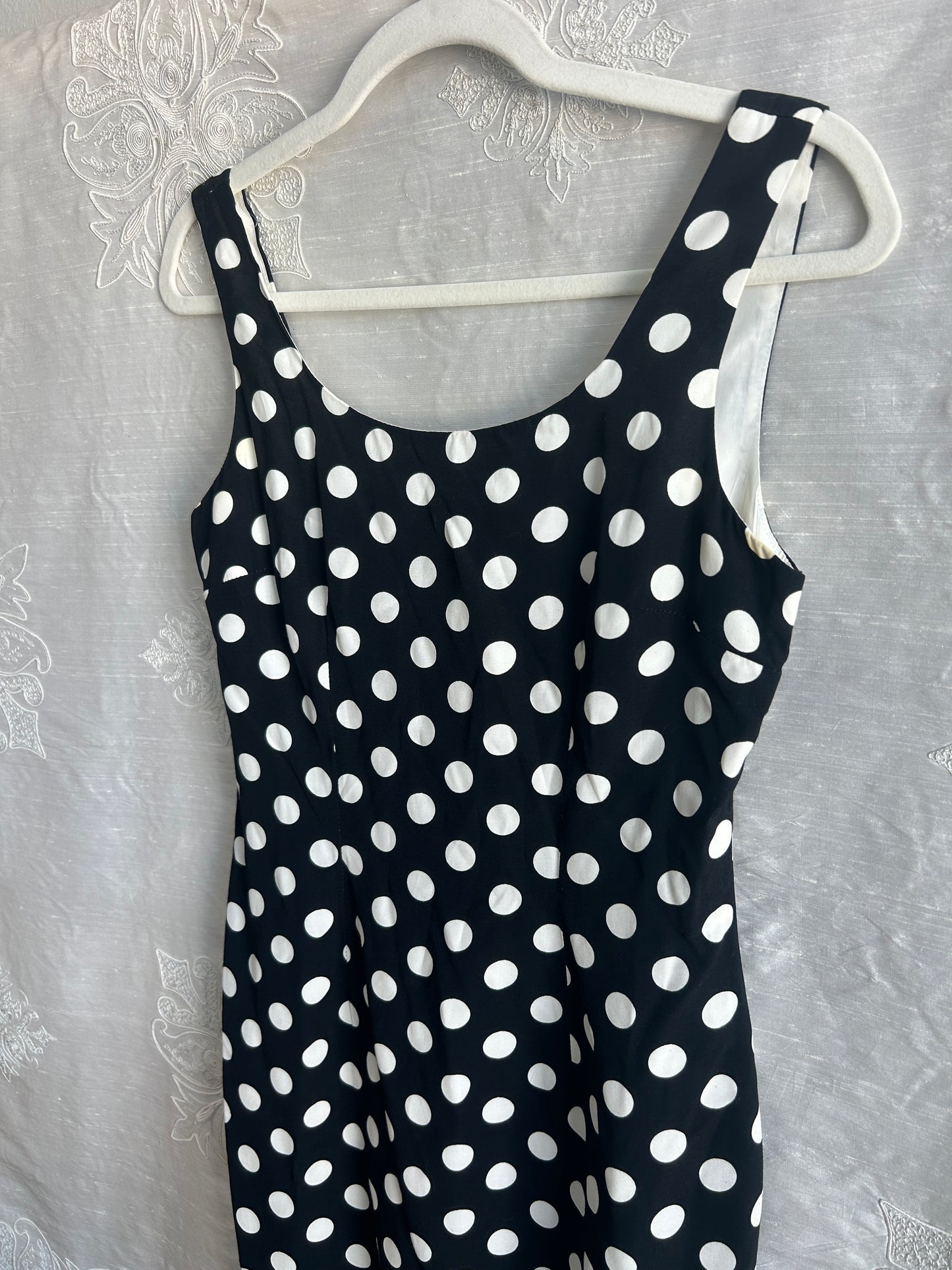 Vintage Moda Intl Polka Dot Mini Dress