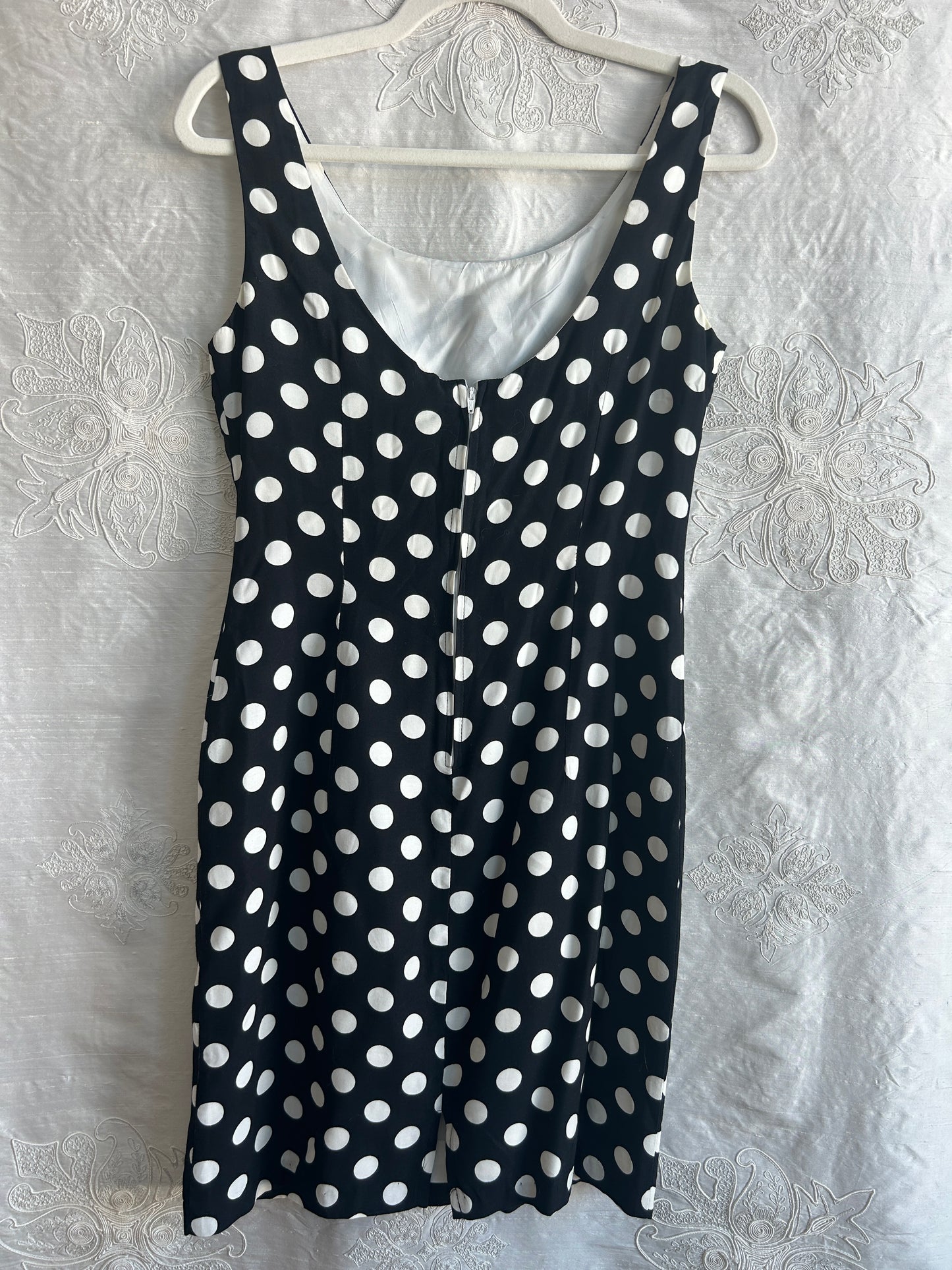 Vintage Moda Intl Polka Dot Mini Dress