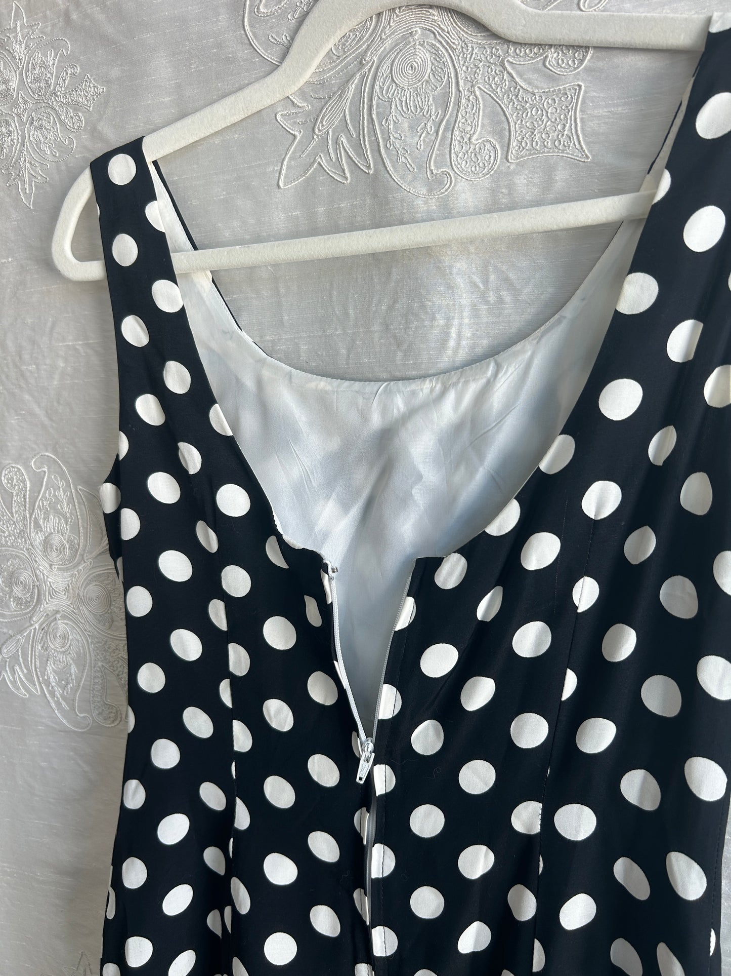 Vintage Moda Intl Polka Dot Mini Dress