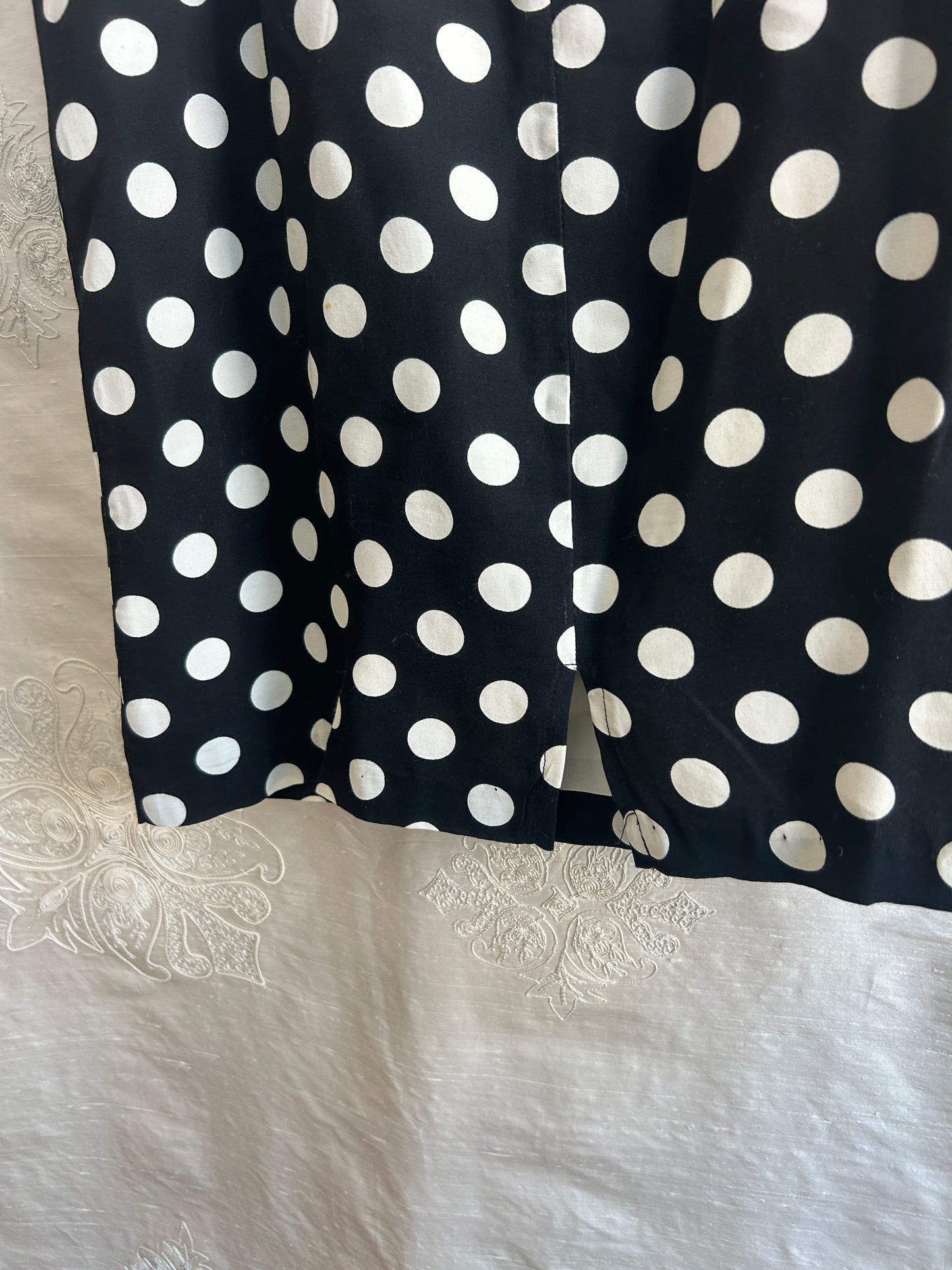 Vintage Moda Intl Polka Dot Mini Dress