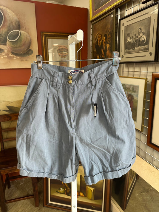 Vintage Gray Cotton Shorts (XS/S)