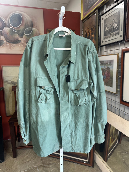Vintage Military Shacket (L/XL)