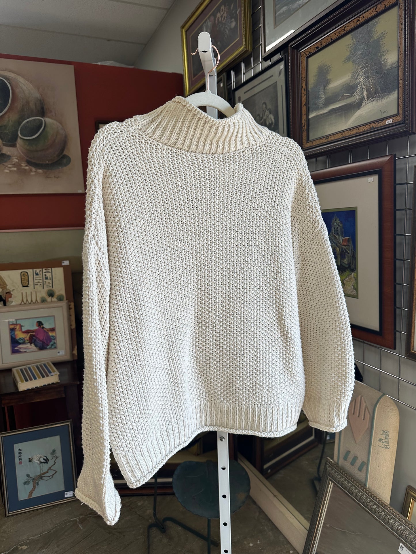 Vintage Hand Knit Chunky Sweater (S-XL)
