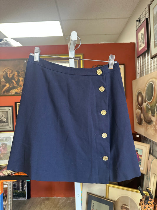 Vintage Navy Mini Skirt (0/2)